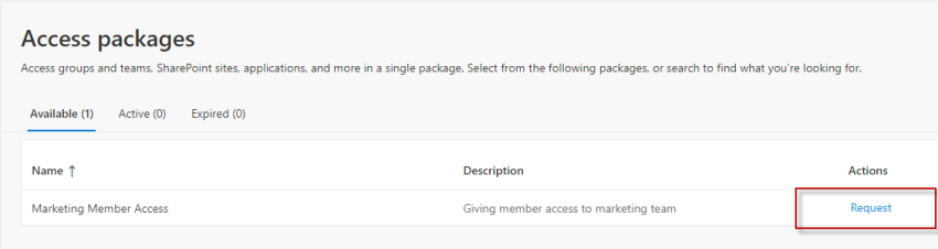 An Introduction to Access Package